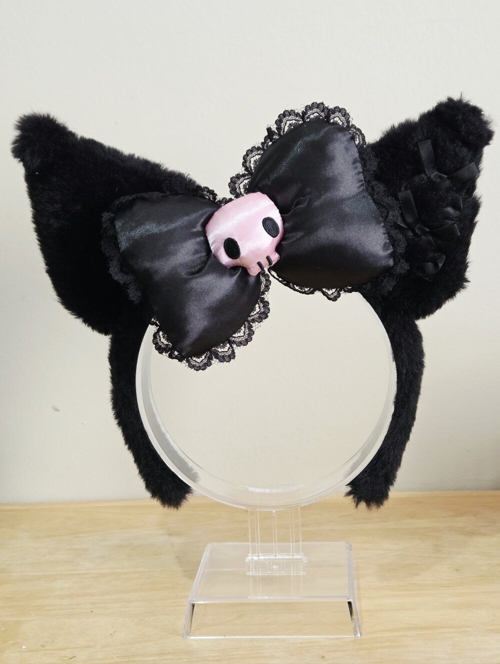 Official Sanrio Kuromi Fluffy Plush Headband